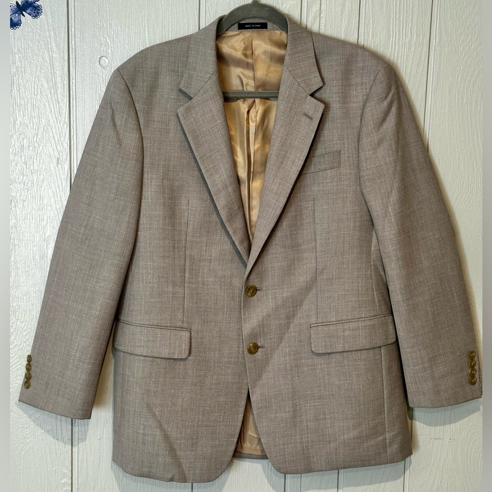 Chaps Light Tan Blazer